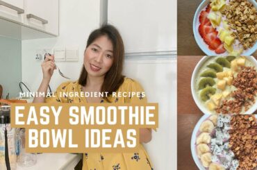 Personal Blender Easy Smoothie Bowl Ideas/Healthy Breakfast & Dessert