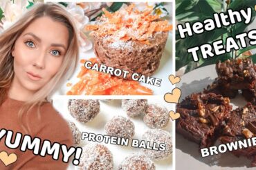 Healthy and Easy SNACKS for WEIGHT LOSS | Brownies, Mug Cake & Choc Balls!