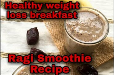 Ragi Smoothie recipe|Weight loss healthy breakfast|Evening Drinks|By Cook Food