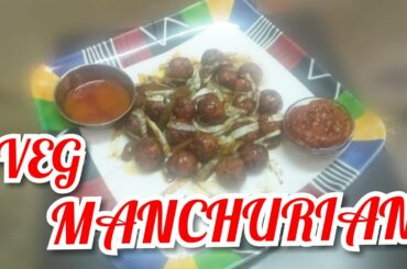 VEG Manchurian. Home made tasty and healthy recipe.