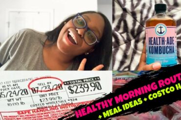 HOW TO EAT HEALTHY AFTER A WATER FAST + HEALTHY MEAL IDEAS + COSTCO HAUL | Low calorie meal ideas