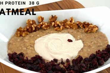 Healthy Oatmeal with Chia and Flaxmeal | High Protein, Low Calories | Gluten Free