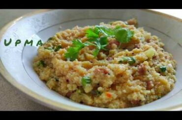 Upma recipe in English || Easy & healthy breakfast recipe || Bansi rava upma || Khara bhath