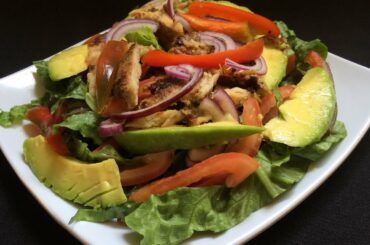 Healthy juicy Chicken Salad Recipe || Tasty Oil Free Dressing || Lowfat || Low Carb