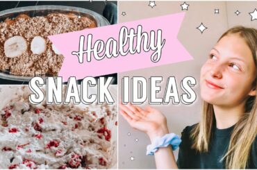 HEALTHY SNACK/BREAKFAST IDEAS // 3 healthy, easy and delicious meal ideas