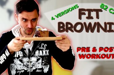 ULTRA LOW CALORIE BROWNIE - 82 CAL! // PRE & POST WORKOUT version included! //UnusualKitchen #1