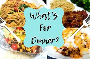 EASY, BUDGET FRIENDLY DINNER IDEAS/WHAT'S FOR DINNER?