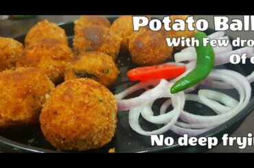 Low calorie Snacks|Healthy potato balls|Best snacks for kids|Stuffed egg potato balls|