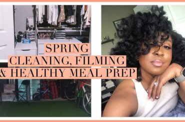 Spring cleaning & Planning my healthy meals| JASMINE GANT