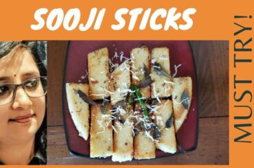 Sooji Sticks / Easy Breakfast Recipe / Healthy and Tasty / Quick Bites
