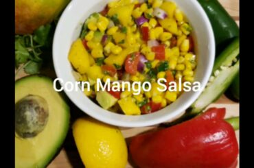 #cornmangosalsa #healthysalad #cornmangosalad  Corn Mango Salsa |  Corn Mango Salad | Healthy Salad