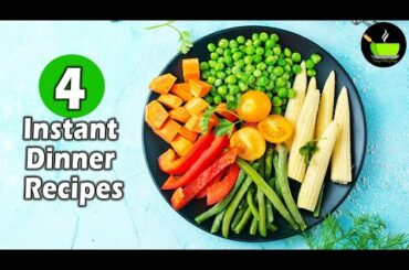 4 Lockdown Recipes  | 4 Easy Dinner Recipes | Indian Dinner Plan | Dinner Ideas | Restaurant Style