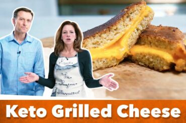 Keto Grilled Cheese Sandwich Recipe (Low Carb) | Karen and Eric Berg