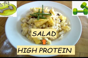 HIGH PROTEIN FITNESS SALAD | Healthy Recipe | Easy Home Meal | My Version | Stranded Diaries