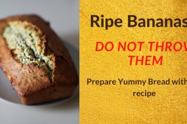 Yummy and healthy banana Cake/bread