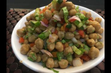 CHANA SALAD-HEALTHY SALAD FOR WEIGHTLOSS-CHICKPEA SALAD-PROTEIN SALAD-SALAD RECIPE#KABULICHANA SALAD
