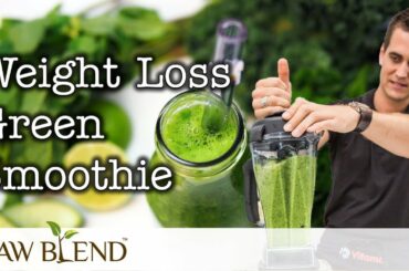How to Make a Smoothie (Weight Loss Green Smoothie Recipe) in a Vitamix 5200 Blender by Raw Blend