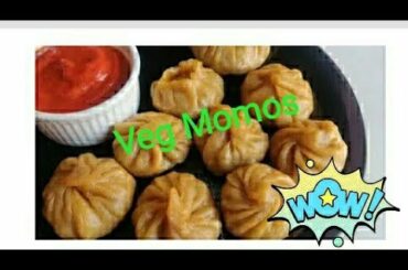 Veg Momos Recipe..how to make veg Momos at home ..healthy snacks