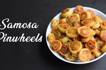 Samosa Pinwheels Recipe | Aloo Bhakarwadi | Quick Snack Recipe | Flavours Of Food
