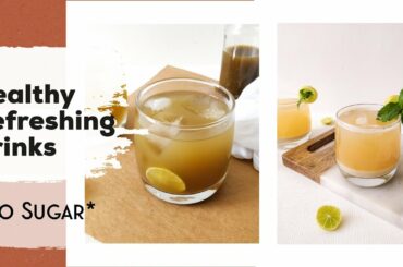 Healthy Summer Drinks | NO SUGAR | Quick & Easy Drink Recipes | Jeera Water | Sattu Drink Recipe