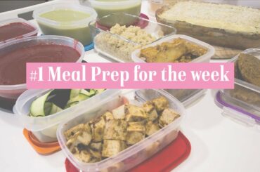 MEAL PREP VEGAN | Healthy recipes + 2 soups and Lasagna
