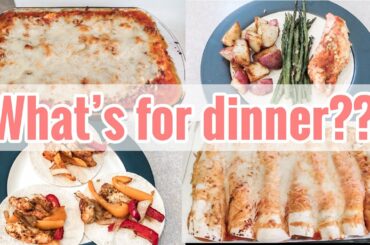EASY DINNER RECIPES / WHATS FOR DINNER / QUICK DINNER IDEAS / EASY WEEKNIGHT MEALS / BUDGET FRIENDLY
