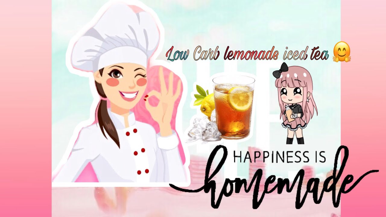 Homemade Healthy Lemonade Iced Tea l Low Carb Drink Homemade Healthy Lemonade Iced Tea l Low Carb Drink