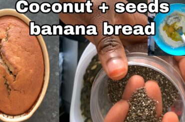 Wolof + English subtitles my secret healthy  seeds blend + making of coconut banana bread + recipes