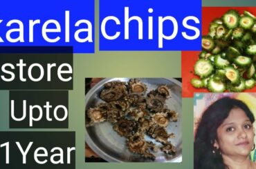 Karela chips , quick,easy, healthy recipe |(IN HINDI)