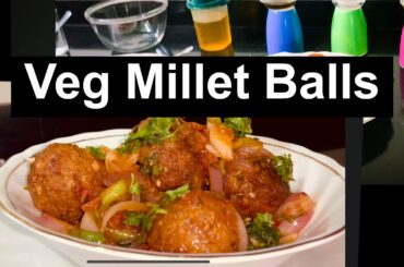 VEG MILLET BALLS Snack, Easy to make at home.Relish the Browntop Millet Ball Recipe ENGLISH SUBTITLE
