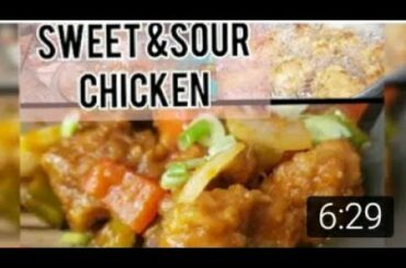 Sweet & Sour Chicken| Quick Recipe|Dinner Idea|Jahmaykan gem