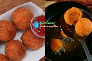 Homemade Crispy Chicken Potato balls | School Nuggets | Easy Potato Snacks For Kids  #Eid2020