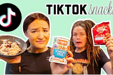 testing "healthy" TikTok snack HACKS and recipes | ZAHLI MIA