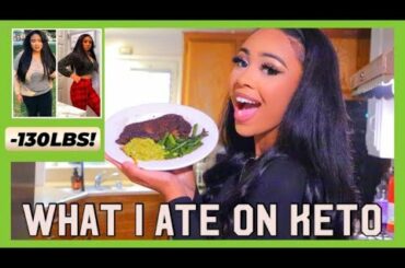 I LOST 100 LBS IN 4 MONTHS ON KETO |  Weight Loss Recipes | What I Eat In a Day Keto | Rosa Charice