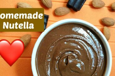 how to make homemade nutella ! healthy homemade nutella recipe
