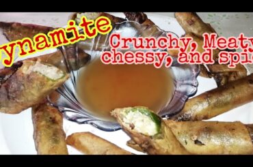 DYNAMITE //Easy and Fastest way to cook healthy snacks or Pulutan //15th Cooking Vlog