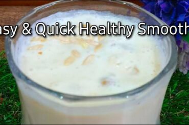 Apple Oats Honey Smoothie | Healthy breakfast recipes | Post Workout recipes | weight loss food