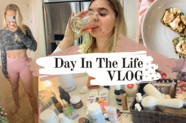 HUGE SKINCARE DECLUTTER // WHAT I EAT - HEALTHY RECIPES // HORMONAL ACNE CHATS