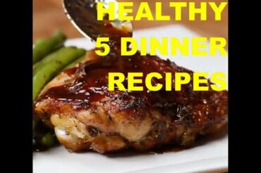 Healthy 5 Dinner Recipes Easy Preparation | FOOD & FUNNY FITZ
