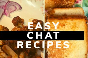 Healthy easy chat recipes bread pavpaji || restaurant style less oil super crispy gobi 65