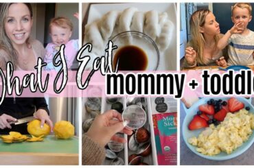 *NEW* WHAT I EAT IN A DAY PREGNANT + BREASTFEEDING // TODDLER MEAL IDEAS // TIFFANI BEASTON COOKING