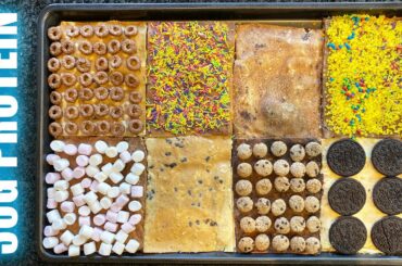 8 Desserts in 1 Sheet Tray | High Protein Dessert Recipe for Fat Loss