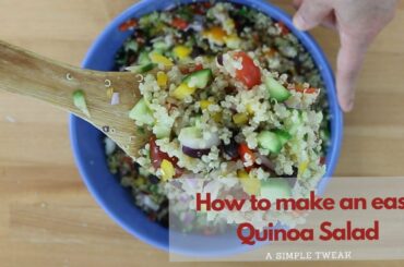 How to make Quinoa Salad (step by step).
