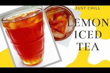 Healthy recipes Ep 4|Lemon Iced Tea|Refreshing drink
