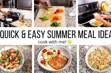 UNDER 30 MINUTES QUICK & EASY SUMMER TIME MEAL IDEAS // COOK WITH ME // Jessica Tull