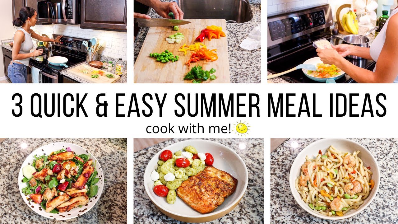 UNDER 30 MINUTES QUICK & EASY SUMMER TIME MEAL IDEAS // COOK WITH ME // Jessica Tull UNDER 30 MINUTES QUICK & EASY SUMMER TIME MEAL IDEAS // COOK WITH ME // Jessica Tull