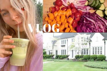 Vlog: Favorite Green Juice, House Goals, Healthy Salad Dressing, & more!