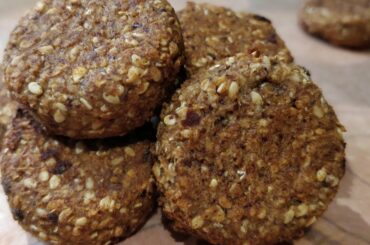 Oats Dates and Sesame Cookies | Healthy Snack |Soft and Chewy Cookies #OatsDatesCookies#VeganSnacks