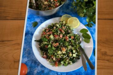 Mediterranean Quinoa Tabouli Salad | Tabbouleh Salad | Healthy Salad Recipe