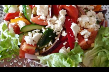 Greek Salad Recipe || Super Healthy Salad || By Muhammad Hasnain || Different Shades Of Cooking....